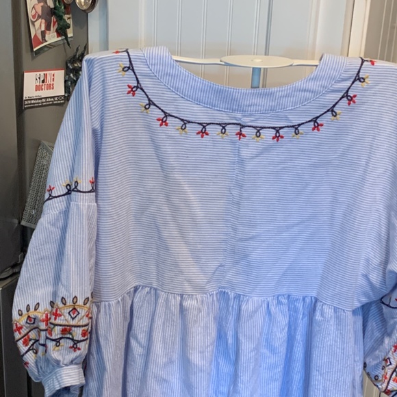 Forever 21 Contemporary  large tassel peasant dress. Worn 2x - Picture 6 of 6